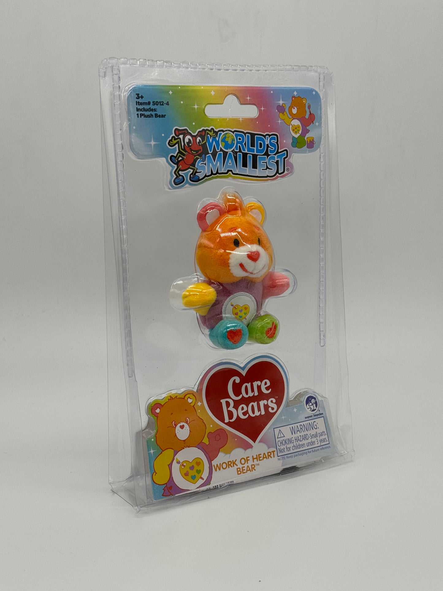 World's Smallest "Work of Heart Bear" Care Bears Glücksbärchi Bär Series 4 (2023)