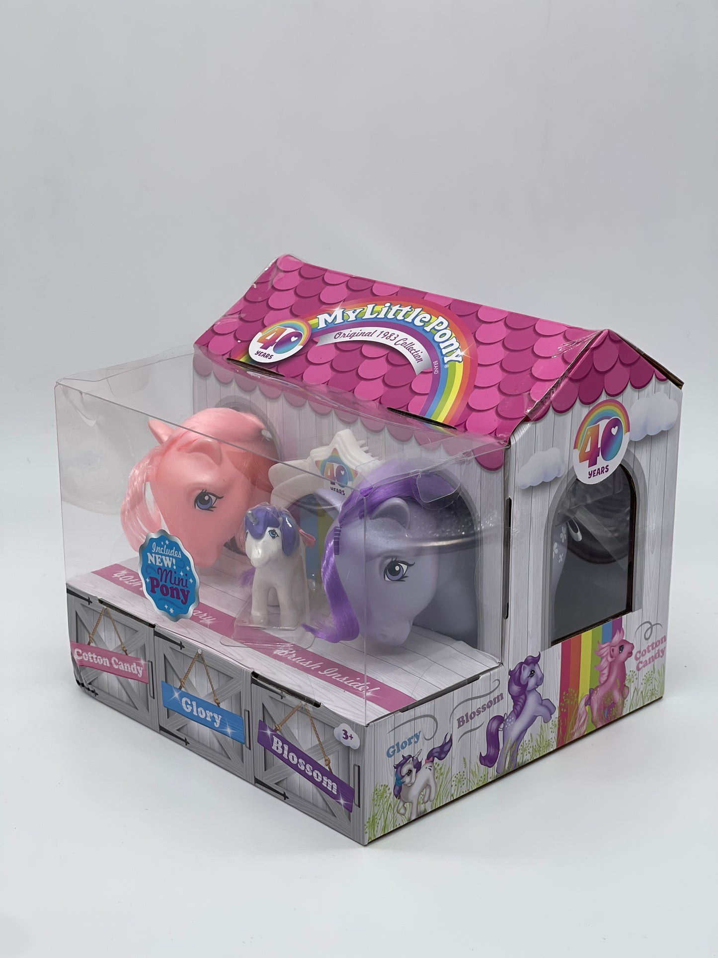 My little Pony "Cotton Candy, Glory, Blossom" Original 1983 Collection 40 Jahre (2023)