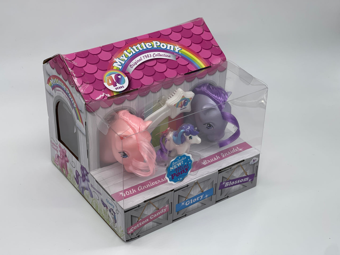 My little Pony "Cotton Candy, Glory, Blossom" 1983 Collection 40 Jahre B-WARE (2023)