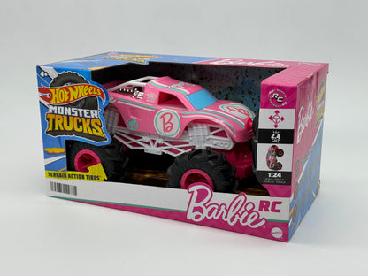 Hot Wheels Monster Trucks "Barbie RC Remote Control" Terrain Action Tires (Mattel)