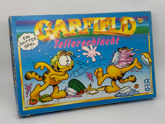 Garfield "Tellerschlacht" Ein Sattes Spiel Vintage Brettspiel FX Schmid (1988)