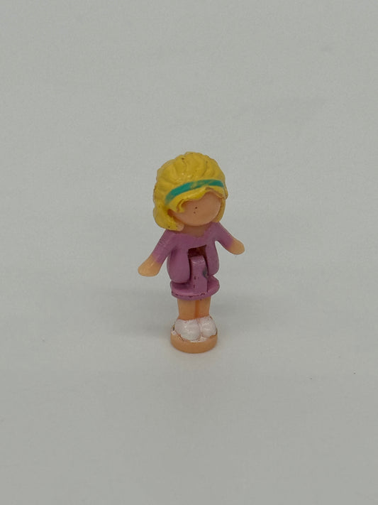 Polly Pocket "Figur" Vintage, Spielset-Herkunft unbekannt 1994 #2 (Bluebird)