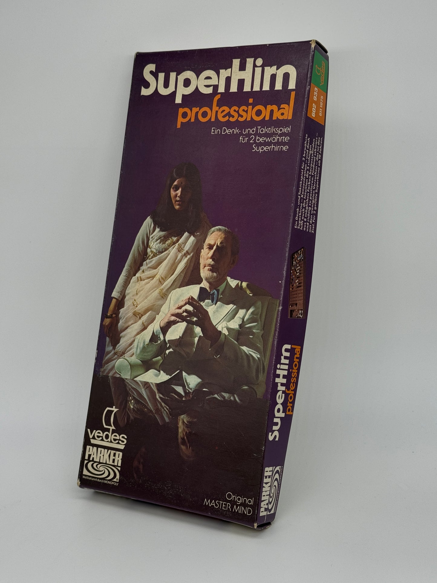 Original Mastermind "Superhirn Professional" Denkspiel Vedes Parker Vintage (70er)