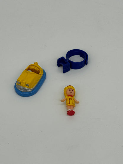 Polly Pocket "Ring Autoscooter" Vintage Figur Bluebird (1989)