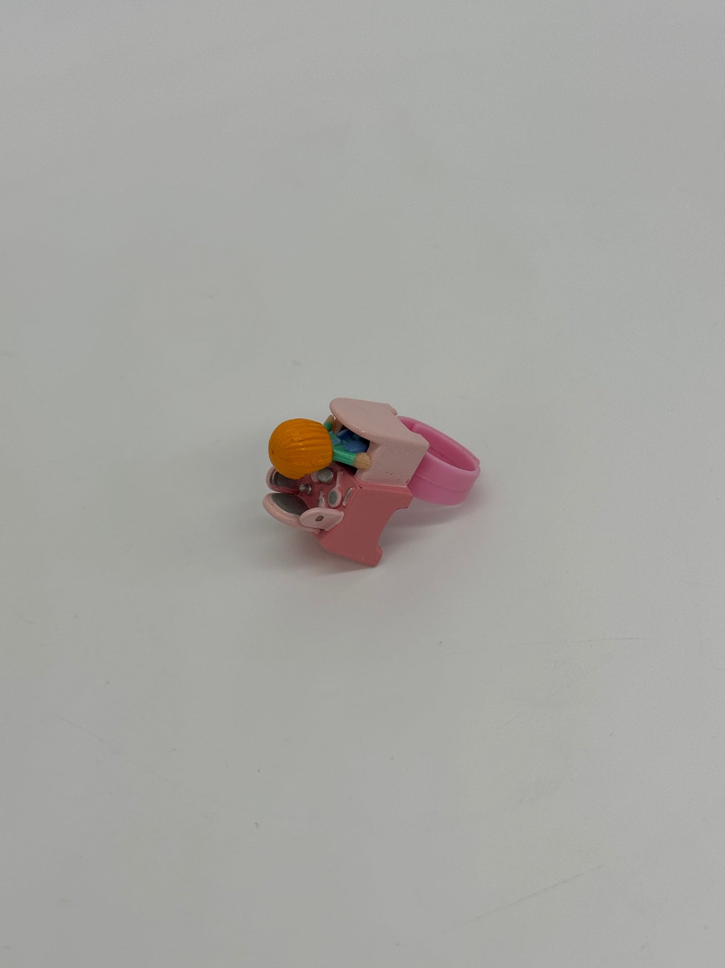 Polly Pocket "Ring Schminktisch" Vintage Figur Bluebird (1989)