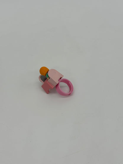 Polly Pocket "Ring Schminktisch" Vintage Figur Bluebird (1989)