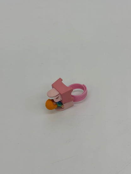 Polly Pocket "Ring Schminktisch" Vintage Figur Bluebird (1989)