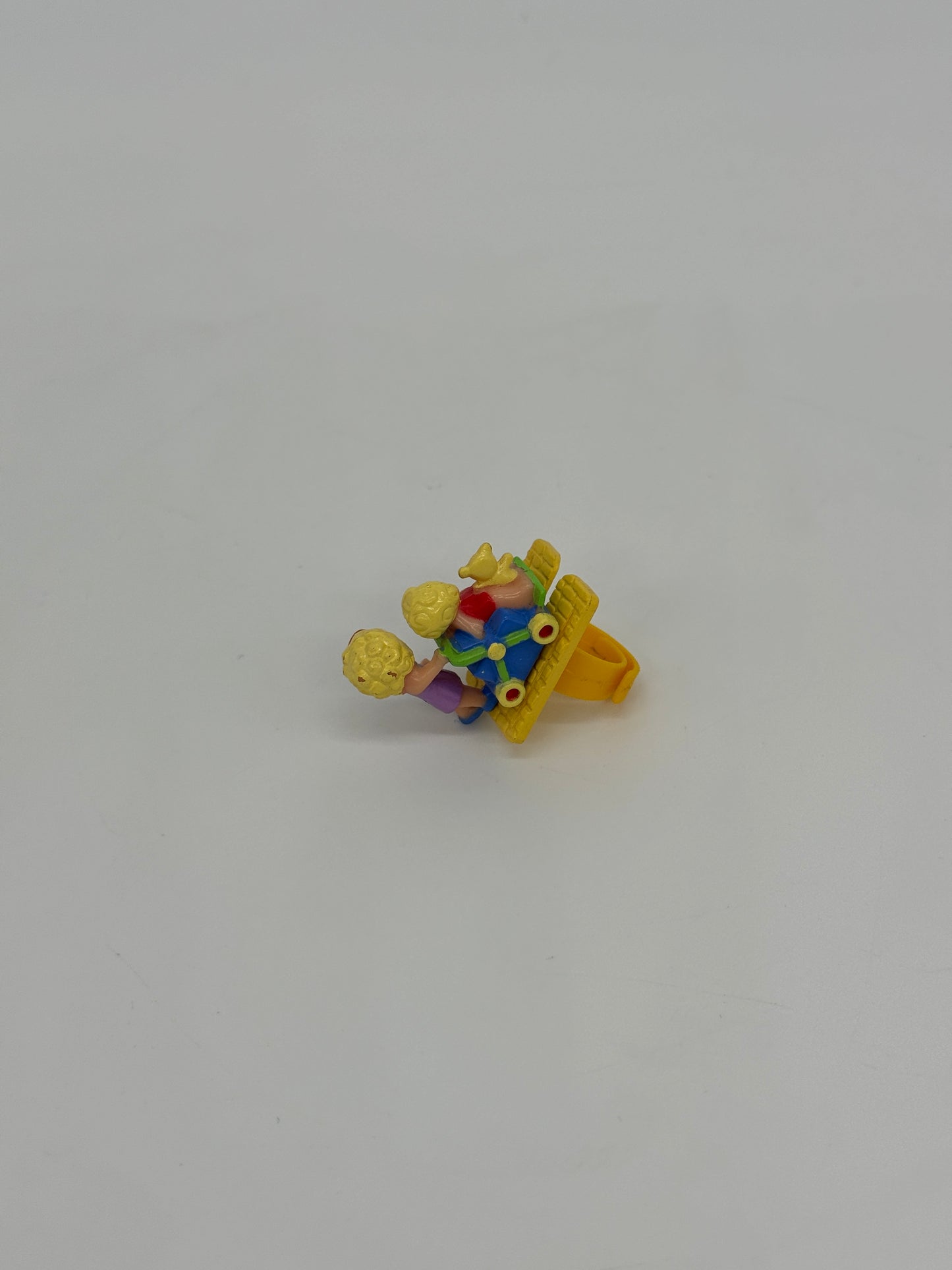 Polly Pocket "Ring Kinderwagen" Vintage Figur Bluebird (1990)