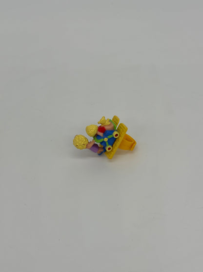 Polly Pocket "Ring Kinderwagen" Vintage Figur Bluebird (1990)