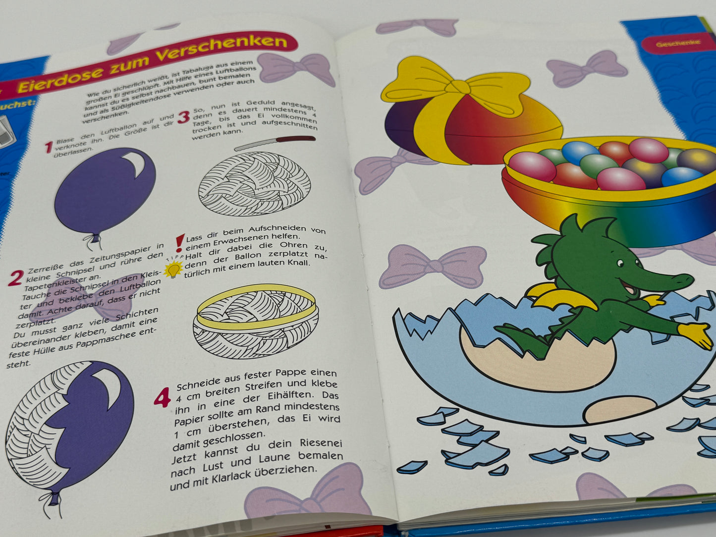 Tabaluga "Bastelbuch" Tolle Ideen für Kinderfeste, Spiele und Geschenke (1998)