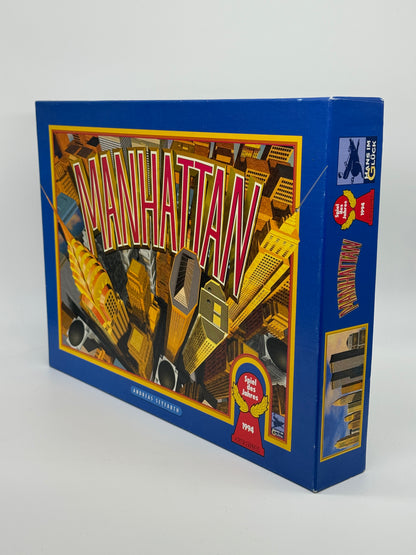 Brettspiel "Manhattan" Spiel des Jahres 1994 Top Zustand Hans im Glück Verlag