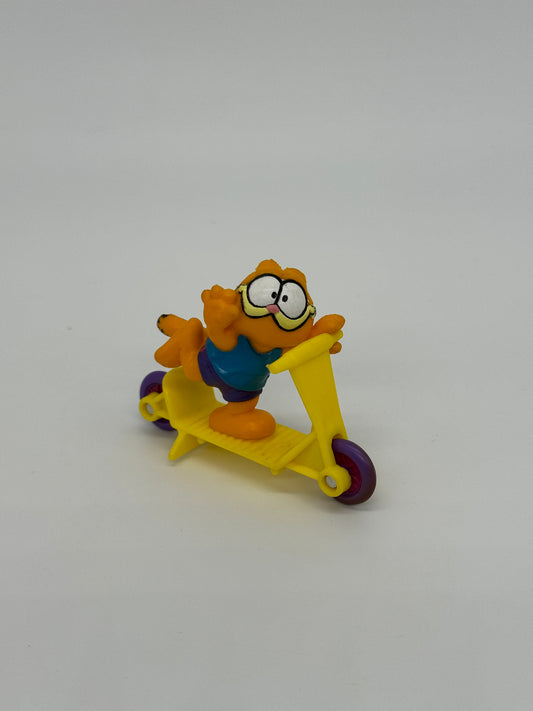 Garfield "Garfield auf dem Roller" Mc Donalds Happy Meal Juniortüte (1990)
