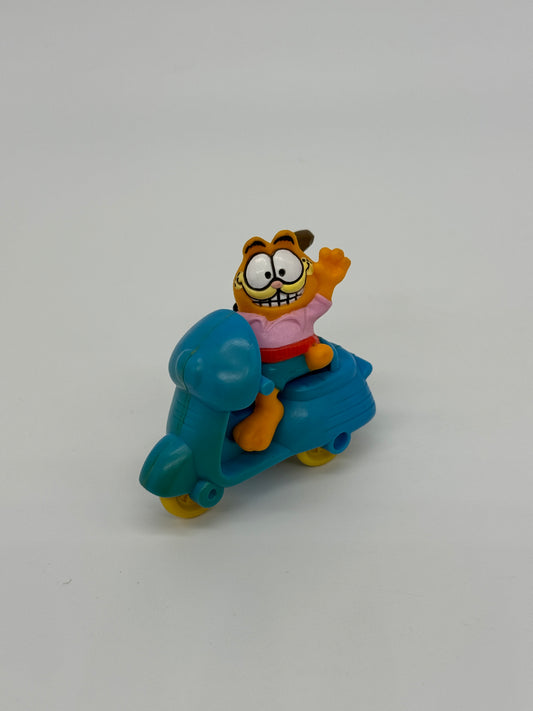 Garfield "Garfield auf dem Motorroller" Mc Donalds Happy Meal Juniortüte (1990)