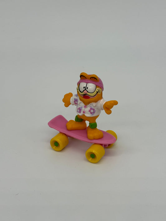 Garfield "Garfield auf dem Skateboard" Mc Donalds Happy Meal Juniortüte (1990)
