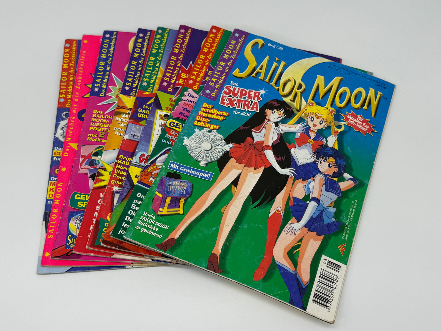 Sailor Moon Comic "Jahrgang 1998 Einzelhefte" Vintage Egmont Ehapa Verlag