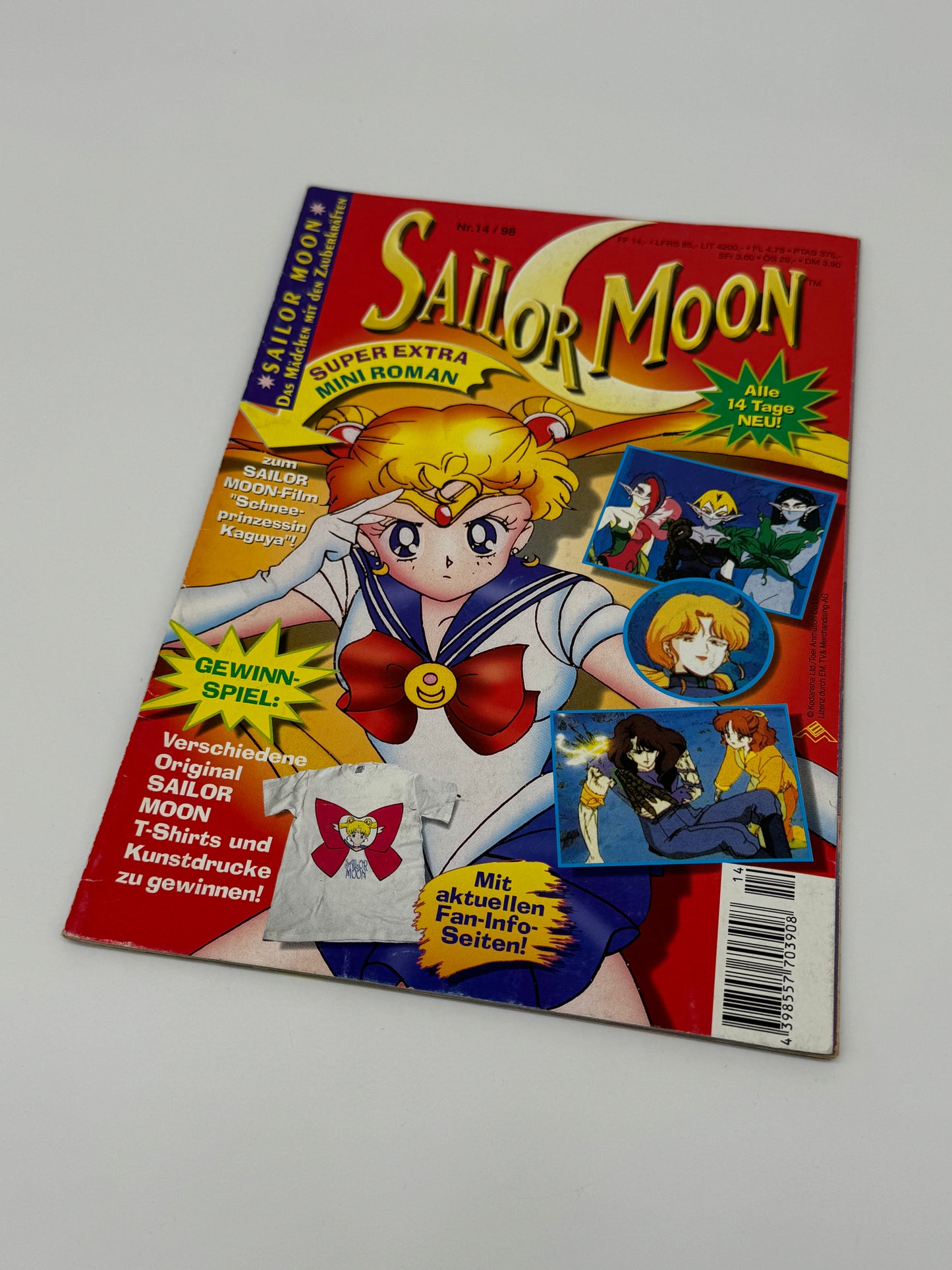 Sailor Moon Comic "Jahrgang 1998 Einzelhefte" Vintage Egmont Ehapa Verlag