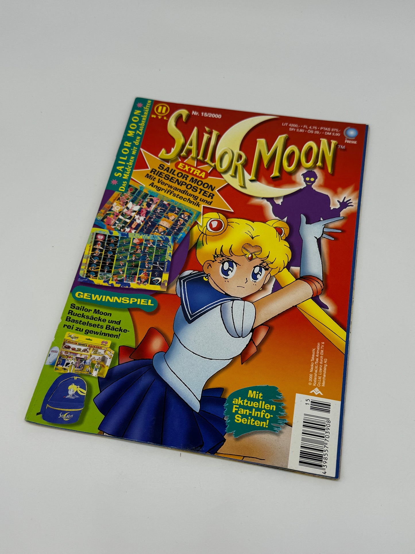 Sailor Moon Comic "Jahrgang 2000 Einzelhefte" Vintage Egmont Ehapa Verlag