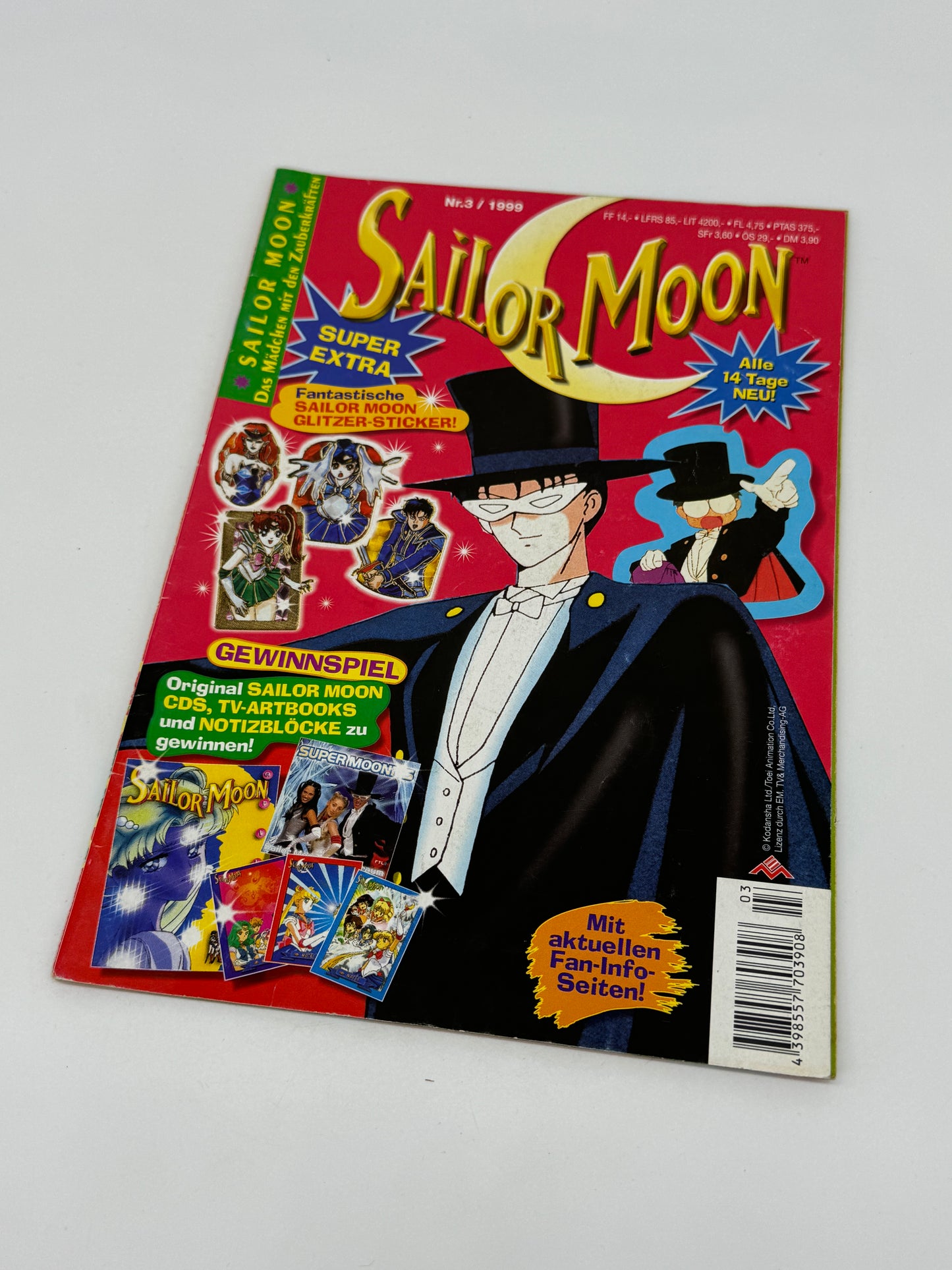 Sailor Moon Comic "Jahrgang 1999 Einzelhefte" Vintage Egmont Ehapa Verlag