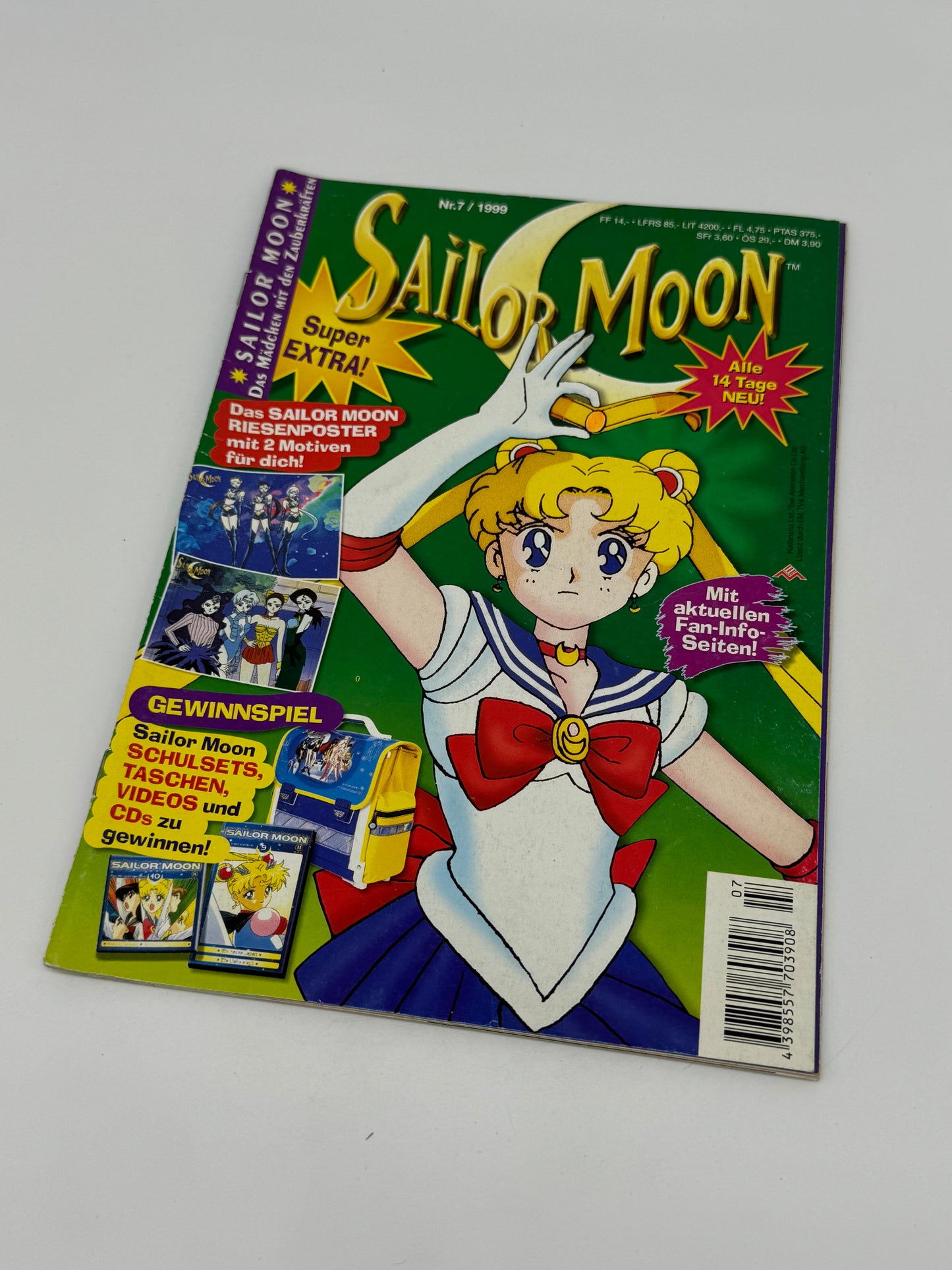 Sailor Moon Comic "Jahrgang 1999 Einzelhefte" Vintage Egmont Ehapa Verlag