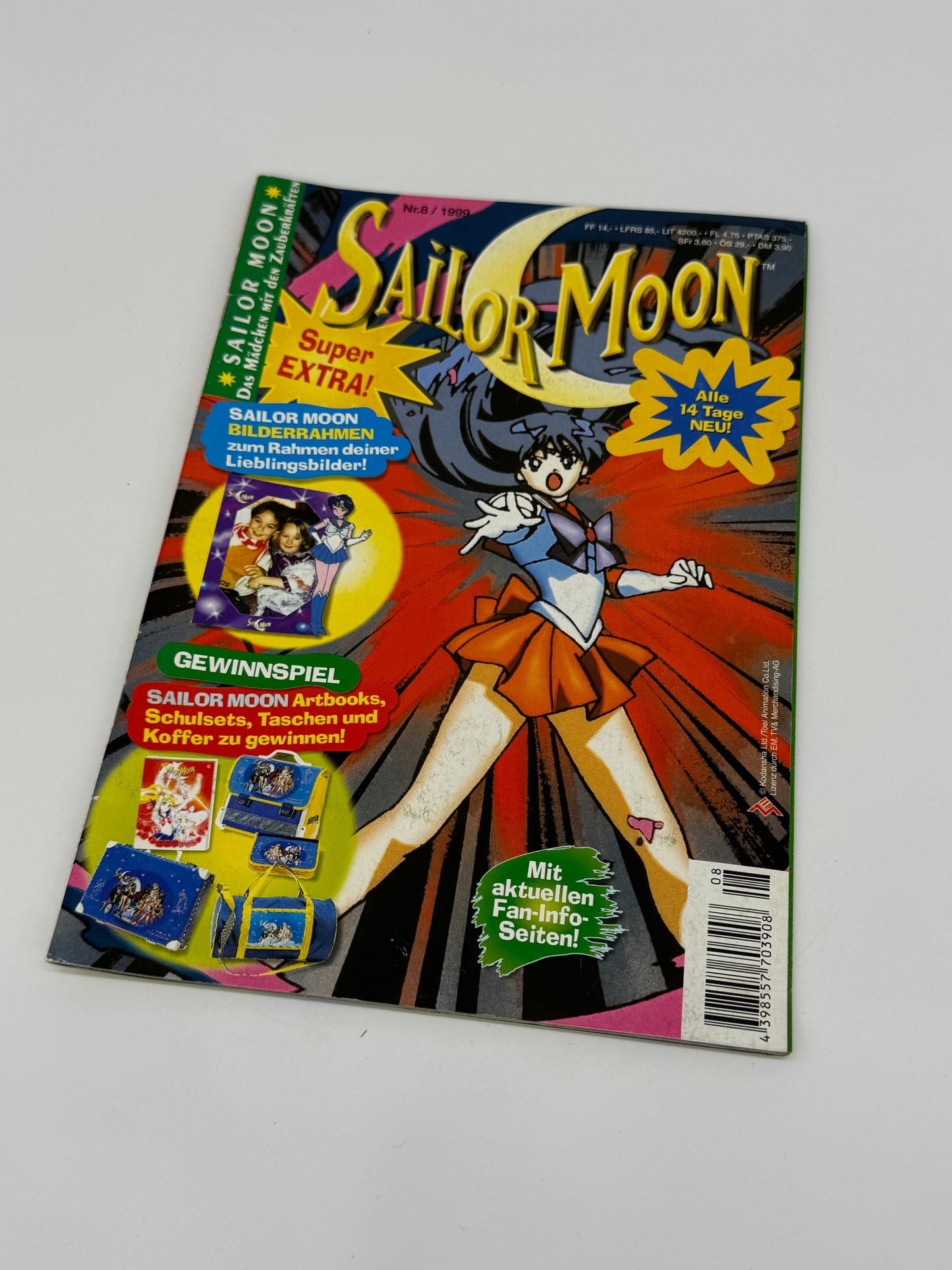 Sailor Moon Comic "Jahrgang 1999 Einzelhefte" Vintage Egmont Ehapa Verlag