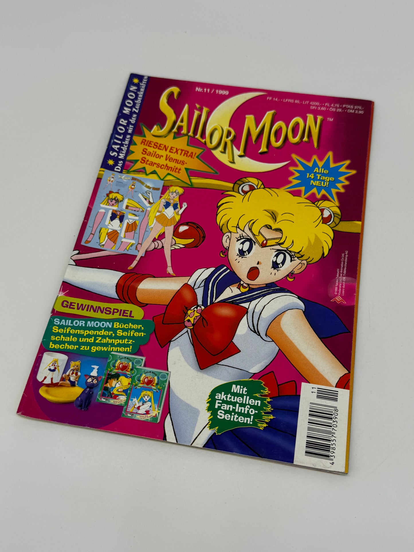 Sailor Moon Comic "Jahrgang 1999 Einzelhefte" Vintage Egmont Ehapa Verlag