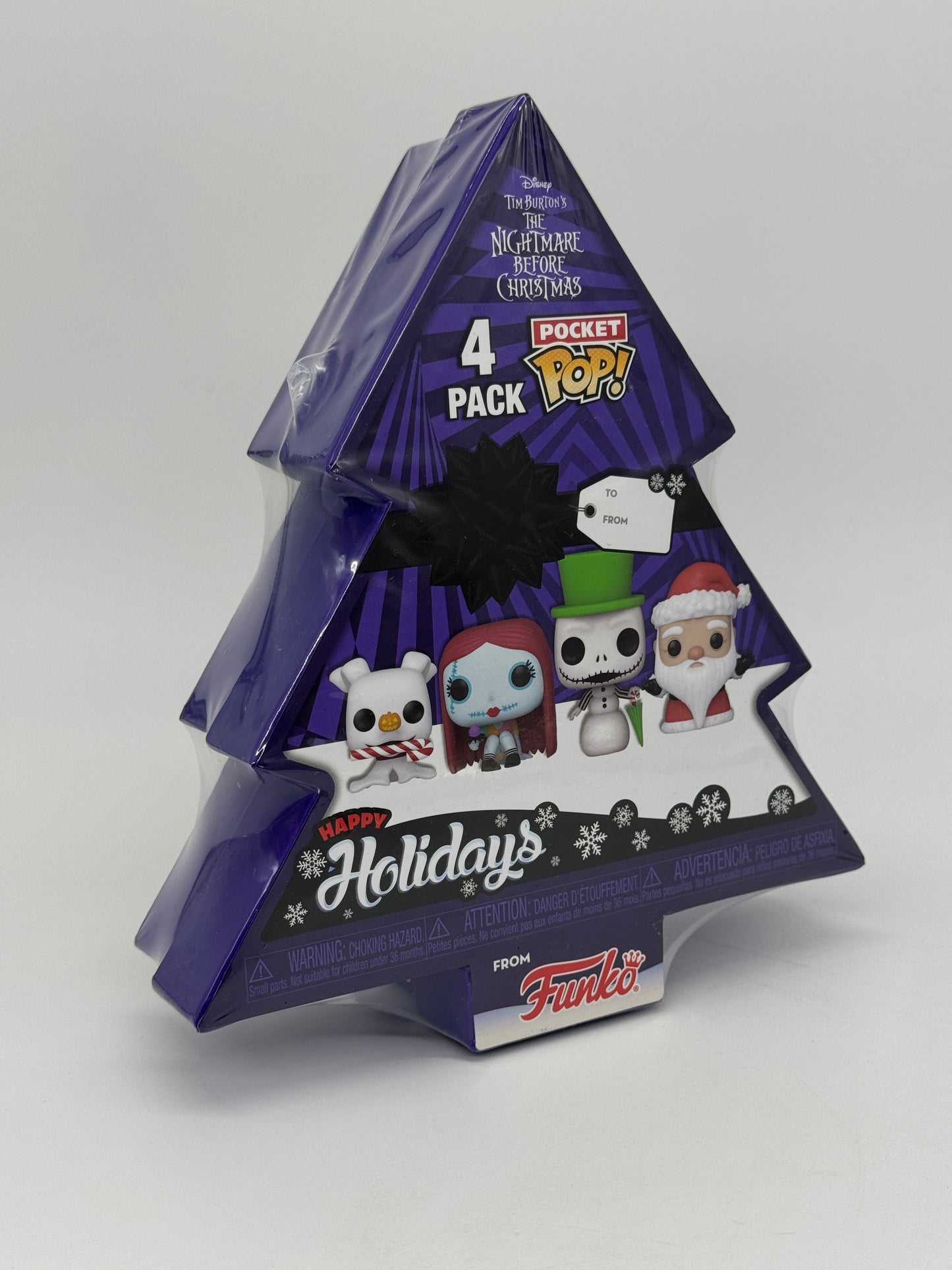 Funko Pocket POP! "Happy Holiday Tree" Nightmare before Christmas 4-Pack (2023)