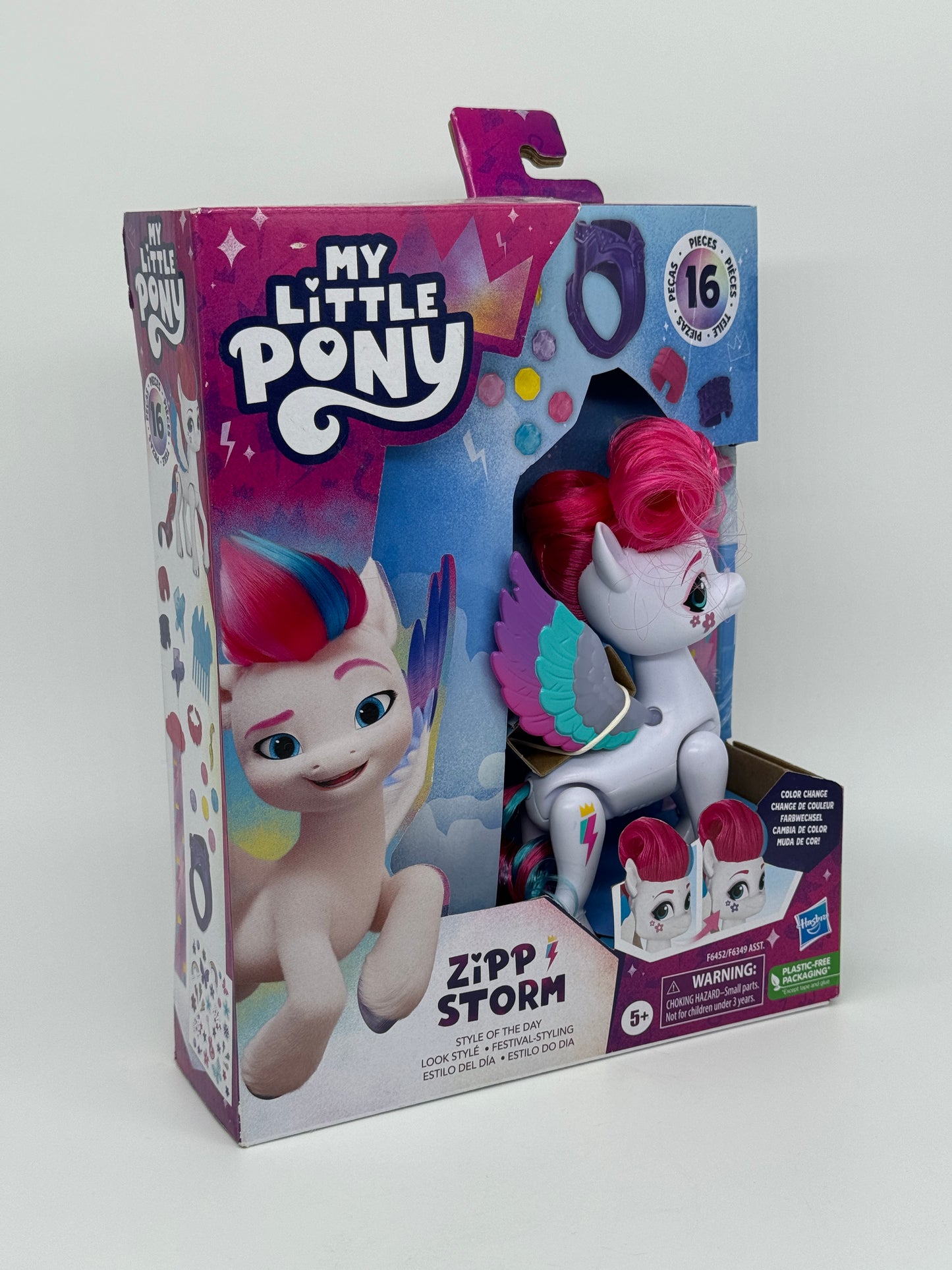 My Little Pony "Zipp Storm" Style of the Day Festival Styling 16 Teile für Styling (Hasbro)