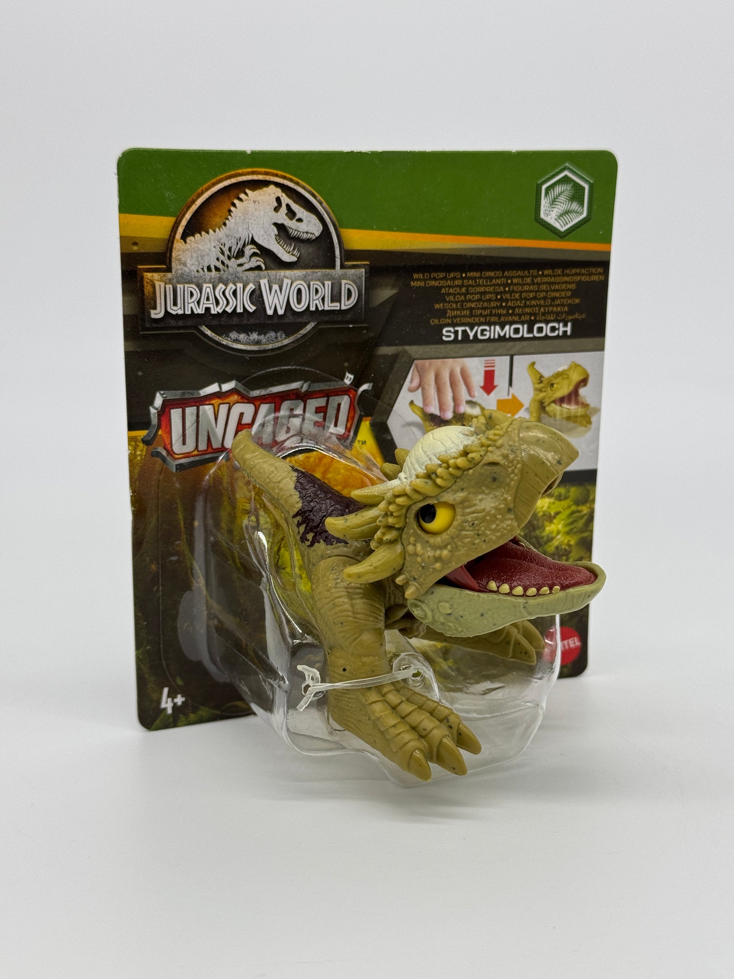 Jurassic World Dominion "Uncaged" Wild Popups Hüpfaction Mini Dinos (Mattel)