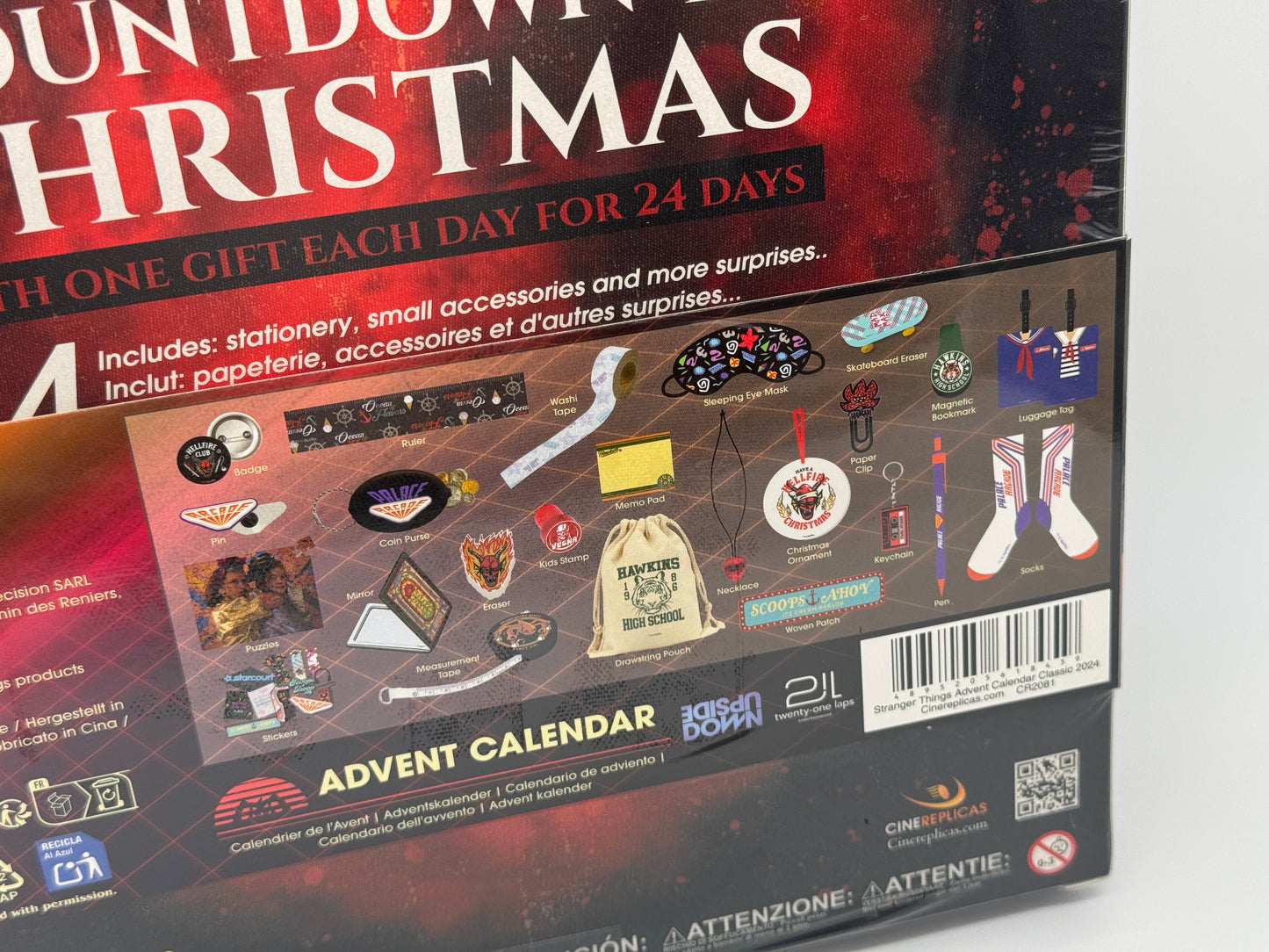 Stranger Things "Adventskalender" mit 24 Überraschungen Countdown Christmas (2024)