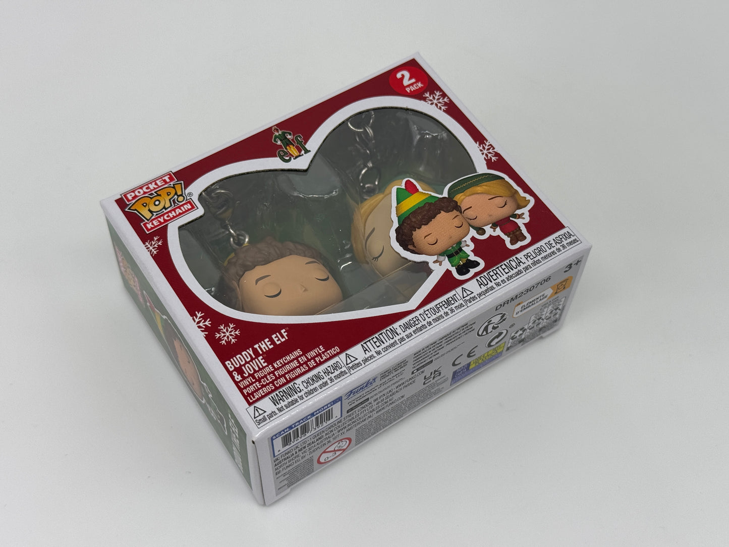 Buddy Der Weihnachtself POP! Vinyl Schlüsselanhänger 2er-Pack Buddy & Jovie 4 cm