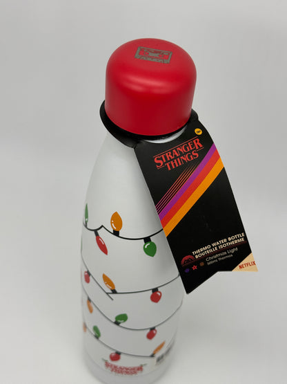 Stranger Things "Trinkflasche - Isolierflasche" Christmas Lichterkette Joyce Byers 500ml