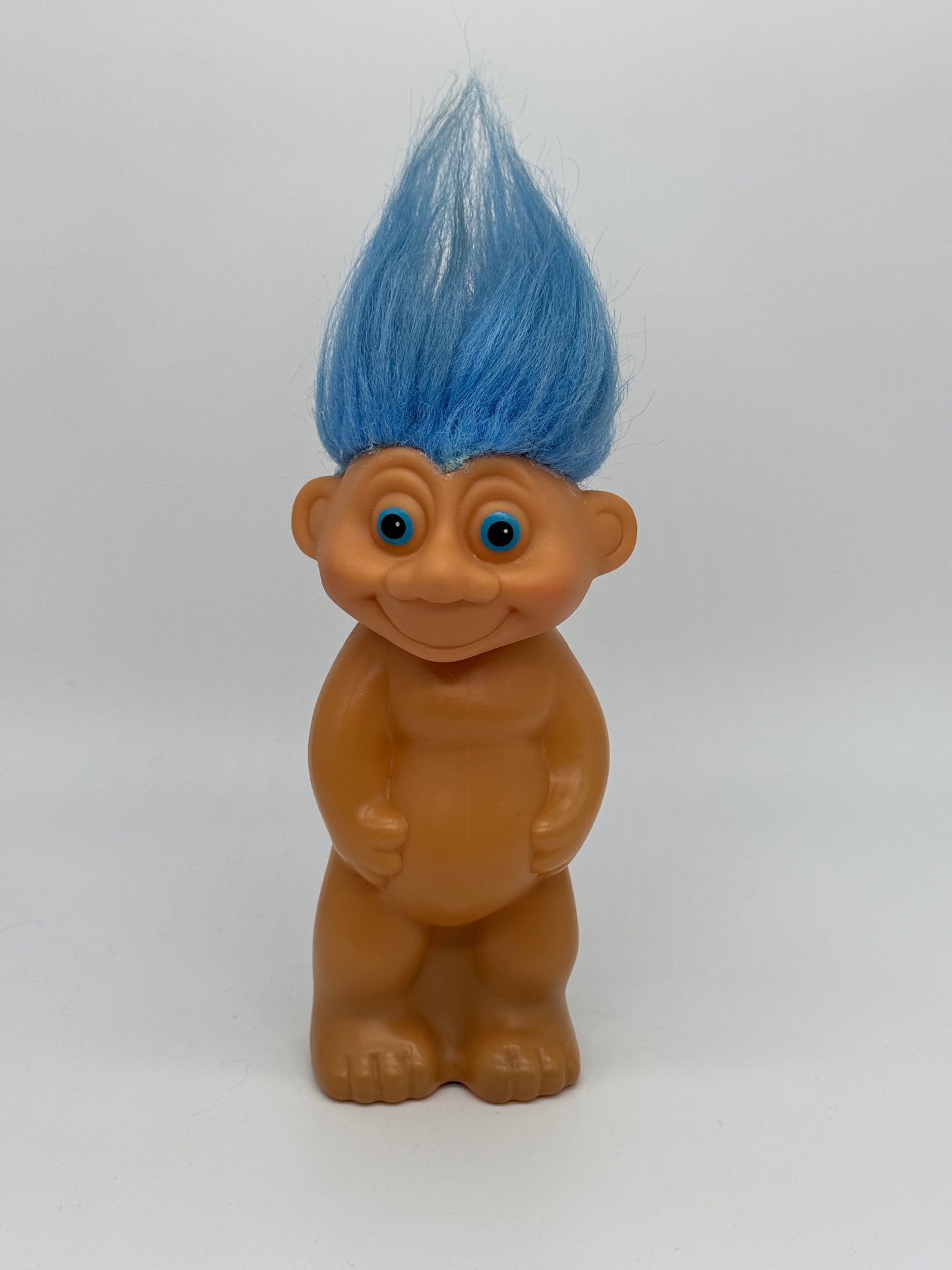 Die Trolls "Badezusatz" Vintage Zaubertroll blau Glückstroll 90er Jahre (volle Flasche)