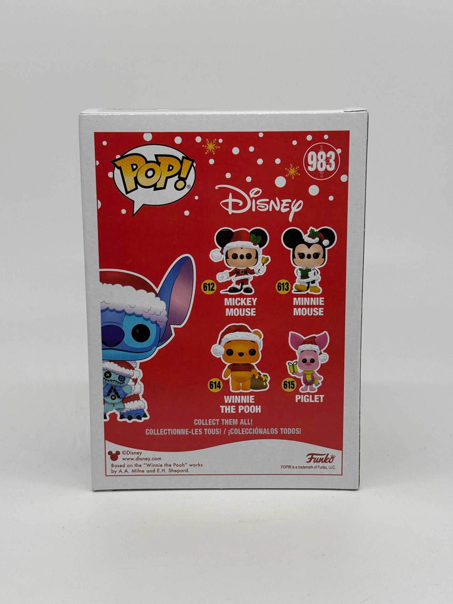 Funko Pop! "Santa Stitch with Scrump" #983 Lilo & Stitch Funko Special Edition (2024)