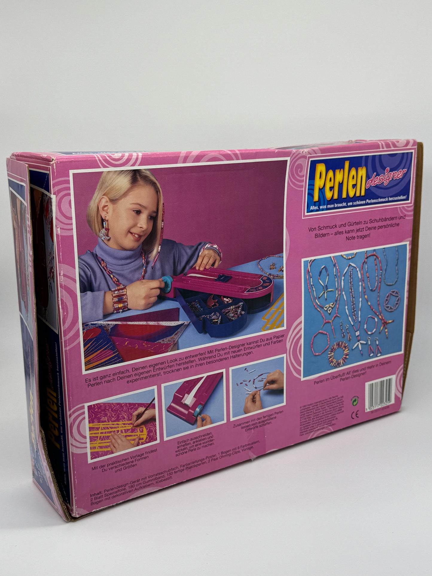 Brettspiel "Perlen Designer" Perlenschmuck Herstellen Vintage MB Spiele (1993)