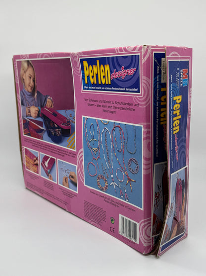 Brettspiel "Perlen Designer" Perlenschmuck Herstellen Vintage MB Spiele (1993)