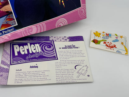 Brettspiel "Perlen Designer" Perlenschmuck Herstellen Vintage MB Spiele (1993)