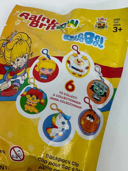 Regina Regenbogen "Blindbag" Rainbow Brite Taschenanhänger, Bag Clip, Backpack Clips