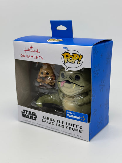 Hallmark Ornaments "Jabba the Hut & Salacious Crumb" Funko Pop! Walmart Exclusive Star Wars (2024)