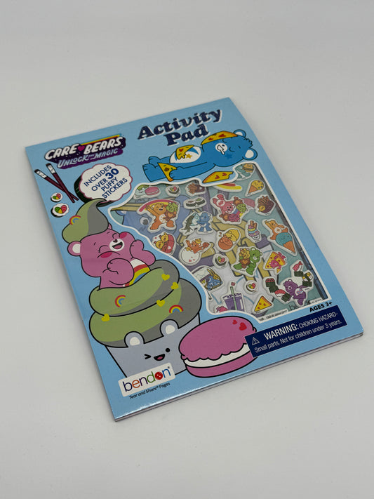 Care Bears "Activity Pad mit über 30 Puffy Stickern" Unlock the Magic (2024)