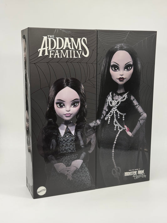 Monster High "The Addams Family Wednesday & Morticia" Skullector Two-Pack (2024)