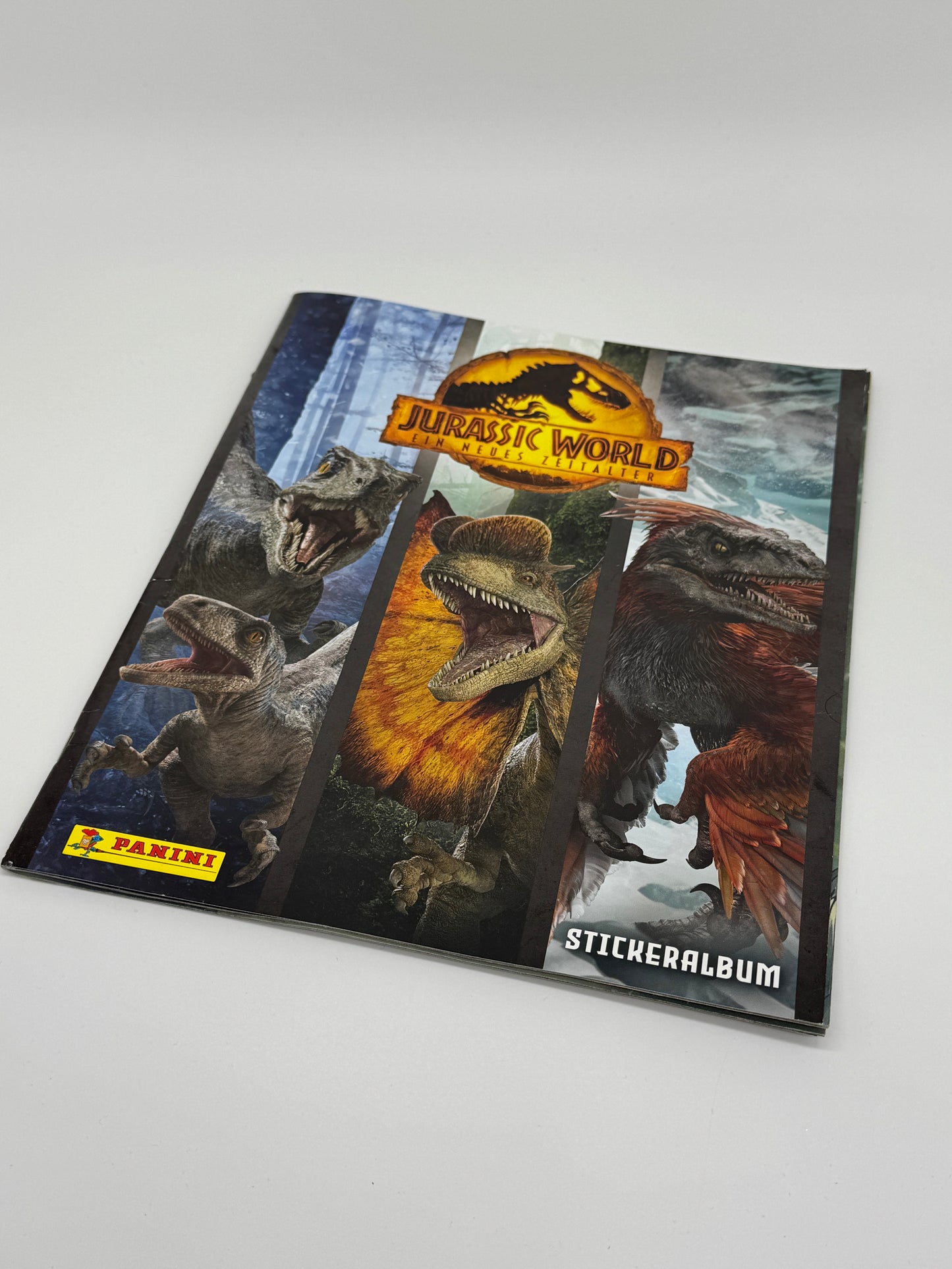 Jurassic World Dominion "Stickeralbum Softcover" Ein neues Zeitalter Panini