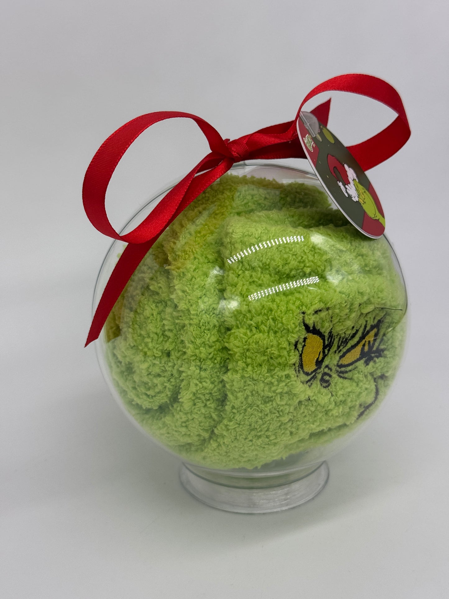 The Grinch "Anti Rutsch-Socken Christbaumschmuck" Größe 38-45, flauschig weich (2024)