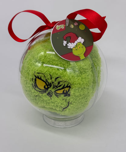 The Grinch "Anti Rutsch-Socken Christbaumschmuck" Größe 38-45, flauschig weich (2024)