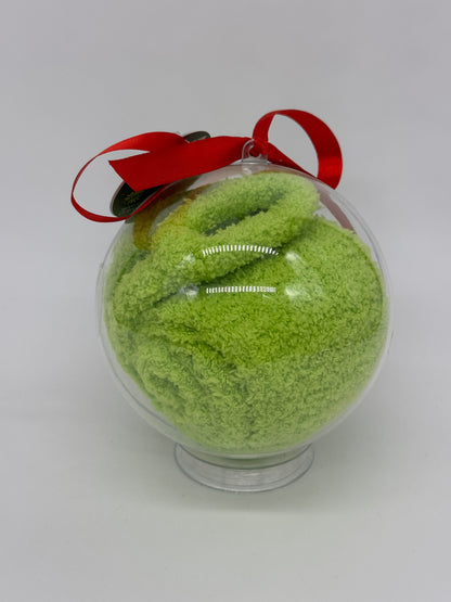 The Grinch "Anti Rutsch-Socken Christbaumschmuck" Größe 38-45, flauschig weich (2024)