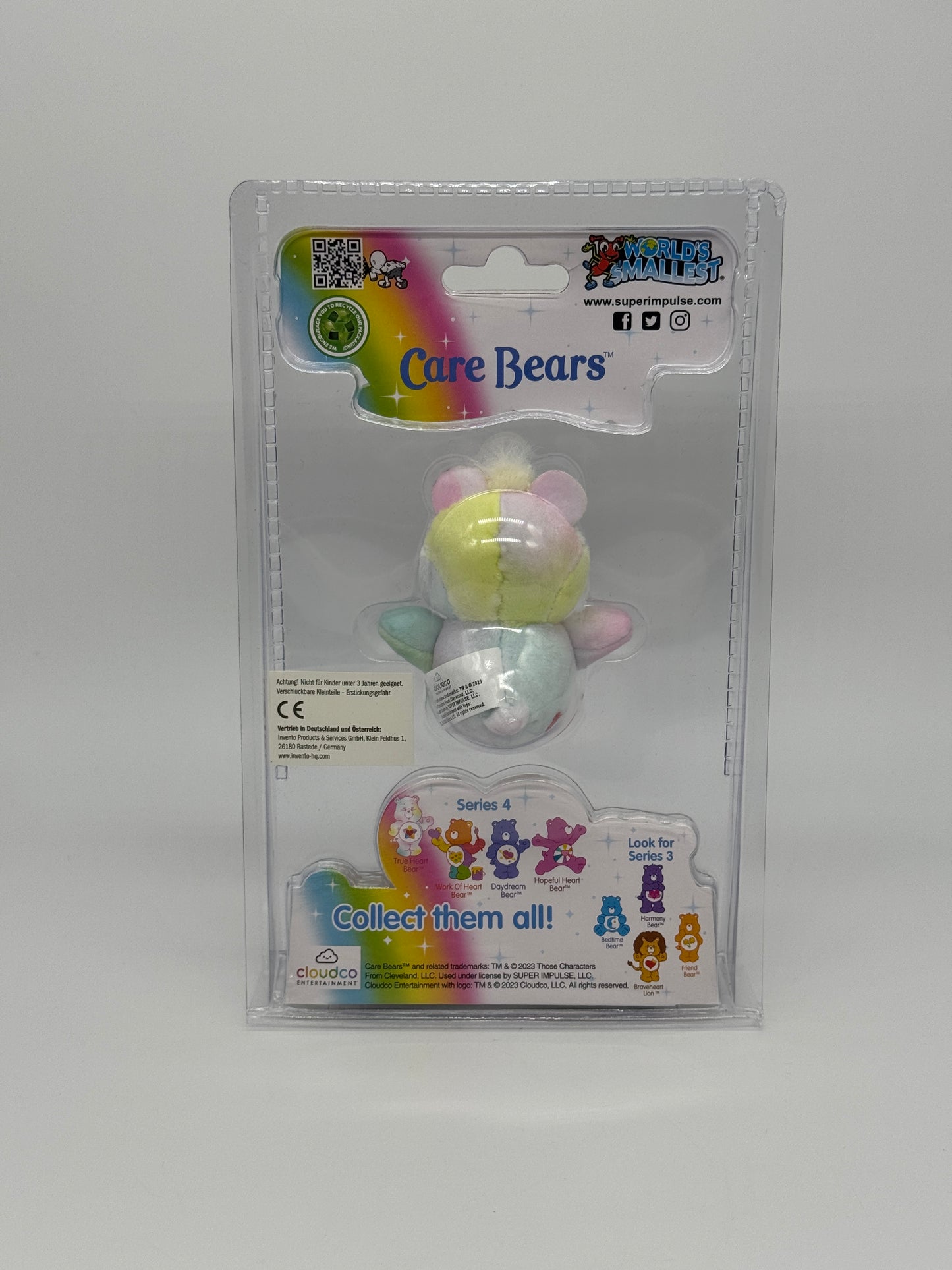 World's Smallest "True Heart Bear" Care Bears Glücksbärchi Bär Series 4 (2023)