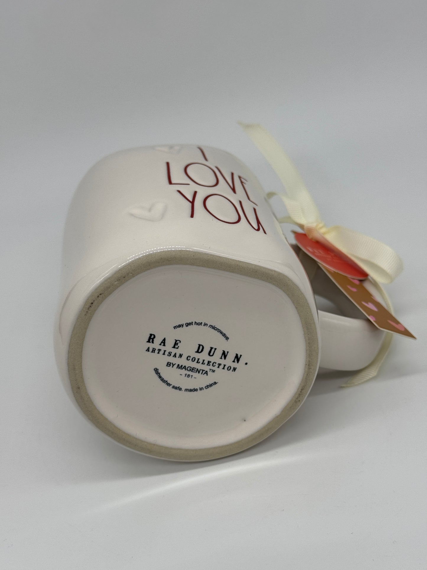 Rae Dunn Tasse "I Love You" Valentinstag Kaffeebecher -181- Artisan Collection by Magenta