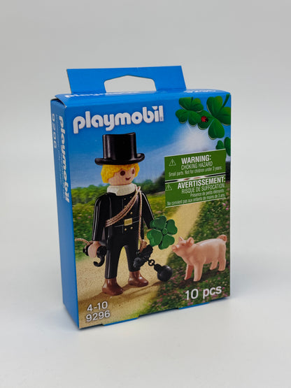 Playmobil "Schornsteinfeger mit Glücksschweinchen und Kleeblatt" #9296