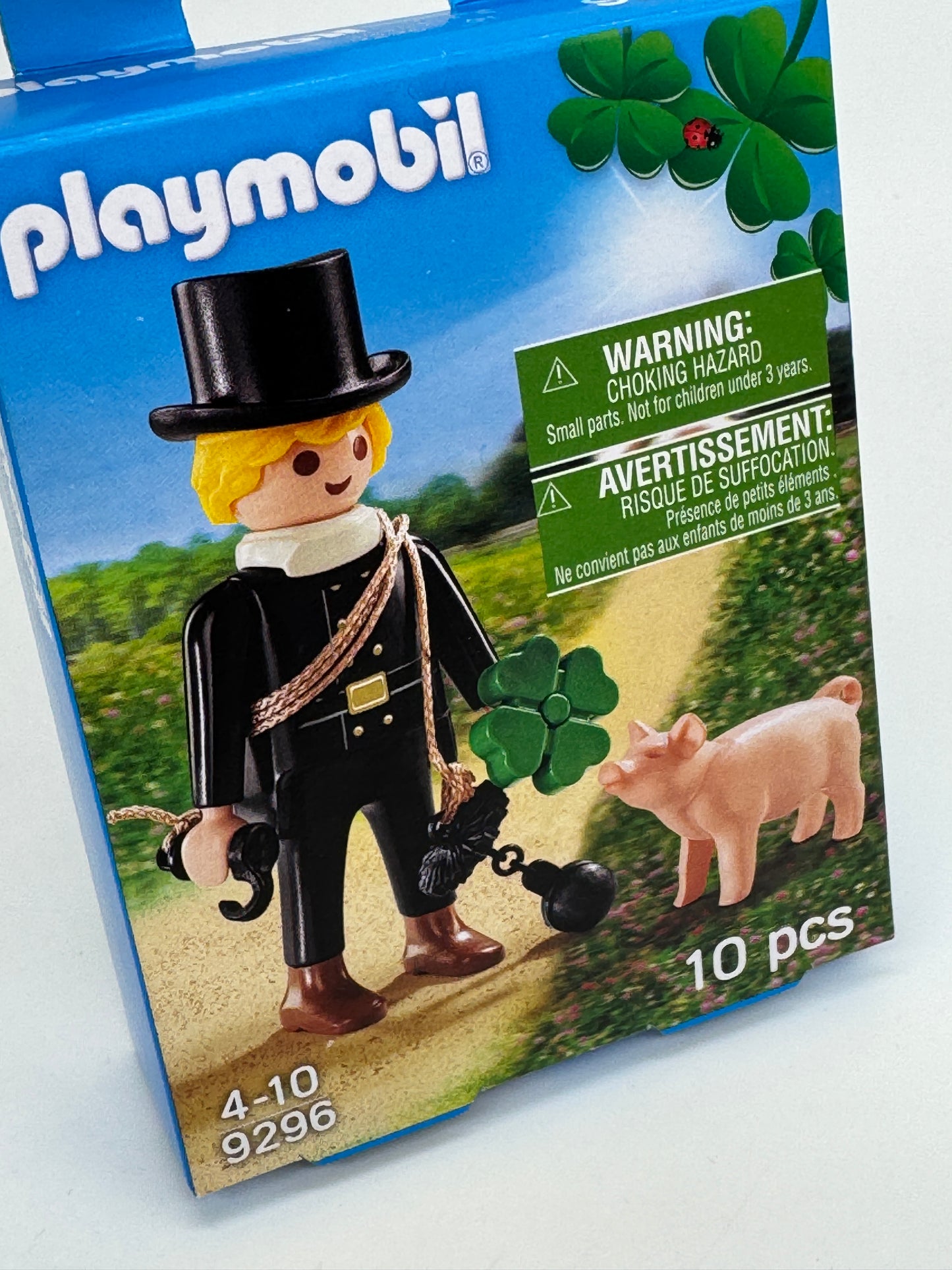 Playmobil "Schornsteinfeger mit Glücksschweinchen und Kleeblatt" #9296