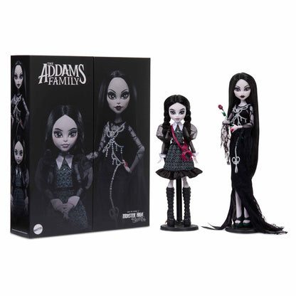 Monster High "The Addams Family Wednesday & Morticia" Skullector Two-Pack (2024)