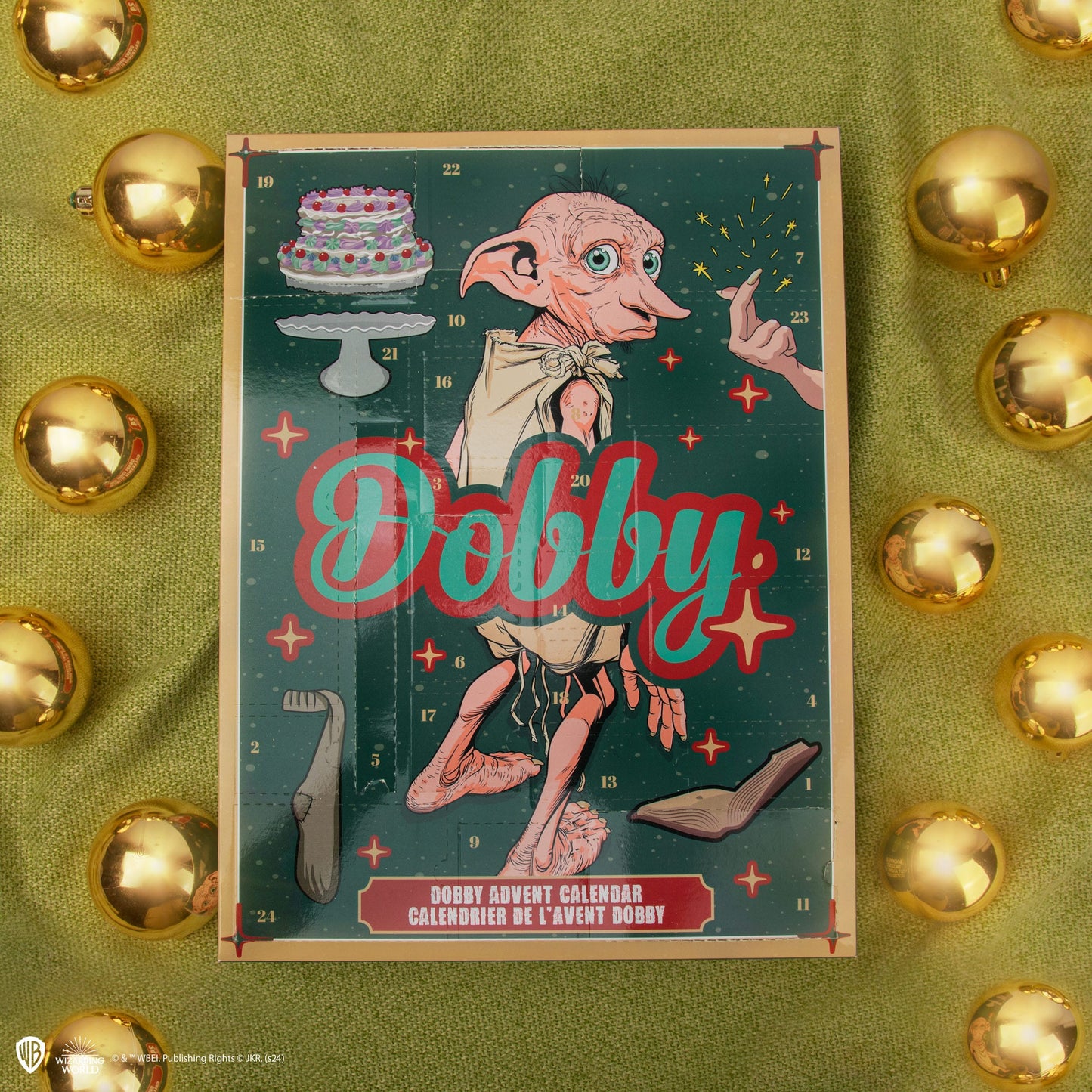 Harry Potter "Adventskalender Dobby" 24 Überraschungen Countdown Christmas (2024)